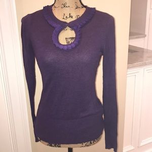Purple Banana Republic long sleeve top